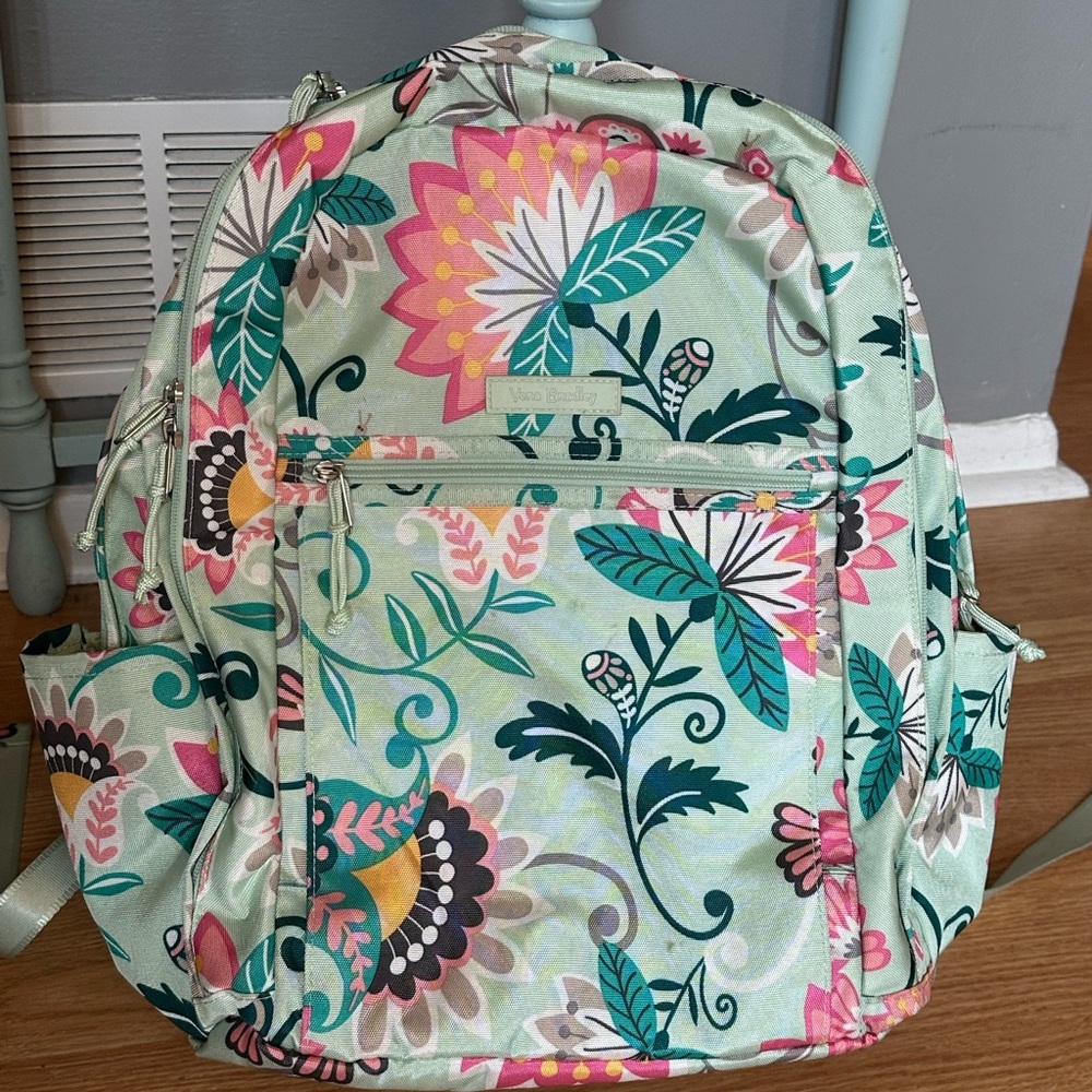 Vera Bradley Floral Pattern Backpack